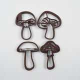 Mushroom Cookie Cutters - Set of 4