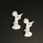 Mini White Cherub Figurines - Set of 2