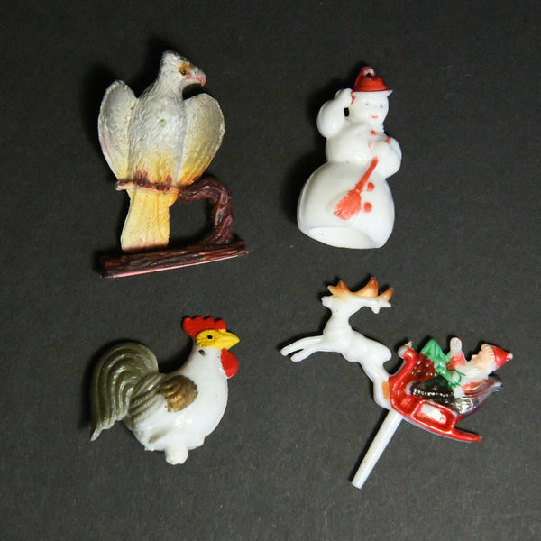 Bird + Christmas Miniatures - Set of 4