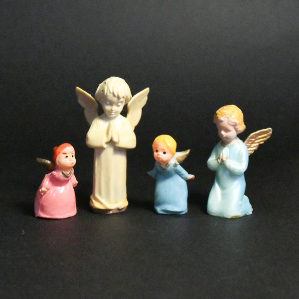 Mini Angel Figurines - Set of 4
