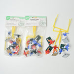 Football Team Cake Decorations - 3 Packs