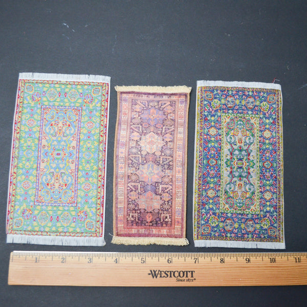 Miniature Persian Rug Bundle - Set of 3