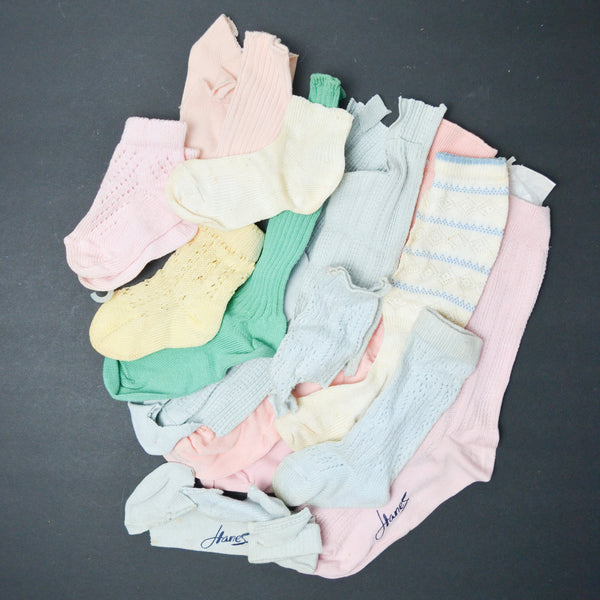 Vintage Baby + Pointelle Knit Sock Bundle