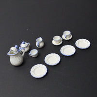 Miniature Blue + White Place Setting Bundle