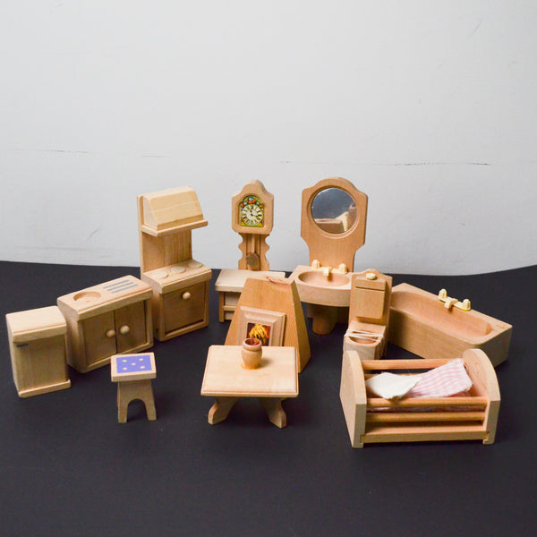 Miniature Wood Furniture Bundle