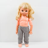 Horsman Dolls Blonde Doll with Striped Pants