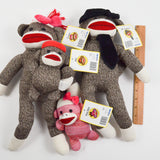 Sock Monkey Family in Car Box