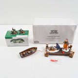 Miniature Lobster Trapper + Duck Figurines
