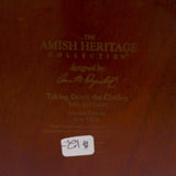The Amish Heritage Collection - "Taking Down the Clothes" Statue - Broken