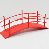 Miniature Red Wooden Bridge