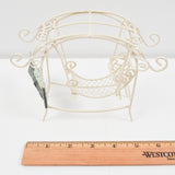 Miniature White Garden Swing