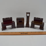 Miniature Wooden Dollhouse Furniture