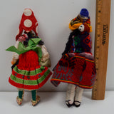 Cloth Souvenir Dolls - Set of 2