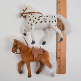 Brown + Spotted Toy Horses