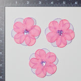 Pink Flower Patches - Set of 3 Default Title