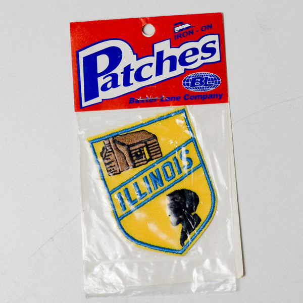 Illinois Vintage Souvenir Travel Patch