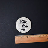 Smoking Stinks Skunk Button