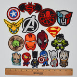 Avengers Embroidered Patches - Set of 17