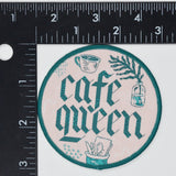 Cafe Queen Printed Patch