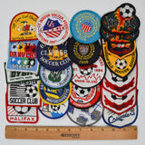 Assorted Embroidered Soccer Patches - Set of 22