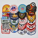 Assorted Embroidered Soccer Patches - Set of 22
