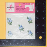 Franken Vintage Blue Flower Appliqués