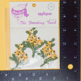 Cloth World Vintage Yellow Flower Appliqués
