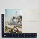 Vintage Austrian Fonoscope Singing Record Postcards - Set of 2