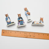 Franklin Miniature Mouse Porcelain Figurines - Bundle of 4
