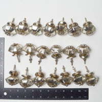 Silver Mercury Glass Drawer Pulls - Set of 20