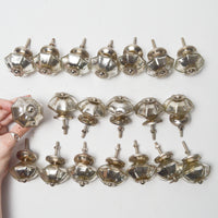 Silver Mercury Glass Drawer Pulls - Set of 20