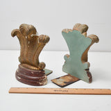 Plaster Bookends - Set of 2