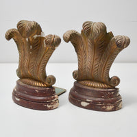 Plaster Bookends - Set of 2