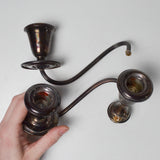 Silver Candlestick Holder - Broken Joint