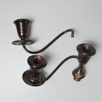 Silver Candlestick Holder - Broken Joint