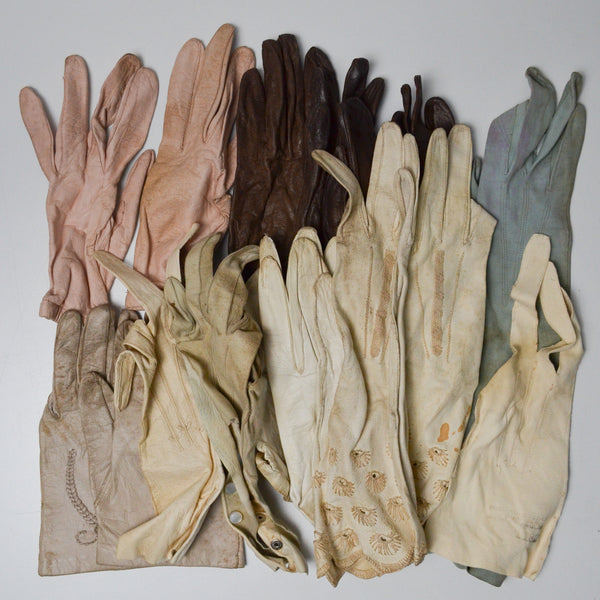 Vintage Leather Glove Bundle