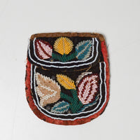 Beaded Floral Pouch