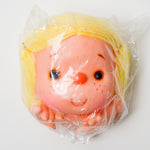 Yellow Yarn Hair Doll Head + Hands