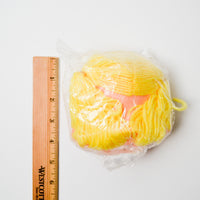 Yellow Yarn Hair Doll Head + Hands