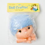 Doll Craftin' Blue Hair Doll Head + Hands