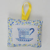Teacup Cross Stitch Ornament