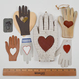 Wood + Metal Heart Hand Bundle