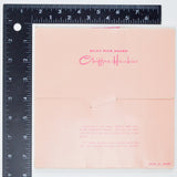 White + Pink Floral Silky Rice Paper Chiffon Hankies