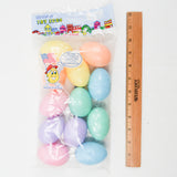 Pastel Plastic Eggville USA Easter Eggs