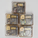 Vintage Music Boxes without Handles - Set of 5