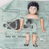 Doll Kit Pattern with Porcelain Doll Body Pieces