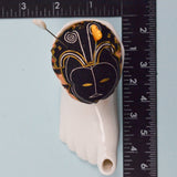 Ceramic Foot Pincushion with Hollow Toe