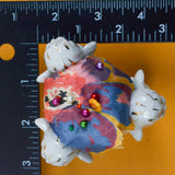 3 Ceramic Cherubs Pincushion