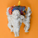 3 Ceramic Cherubs Pincushion