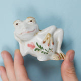 Ceramic Frog Salt Shaker